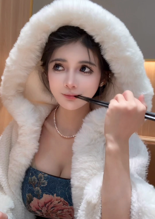 被人外网冒充牟利,狗头萝莉自嘲“女菩萨”,都2025年了吃点好的(图1)