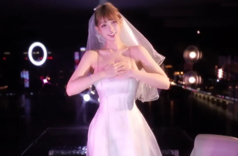 斗鱼给的“彩礼”太少了，米娜穿婚纱停播退鱼，不会退网还会见面(图2)