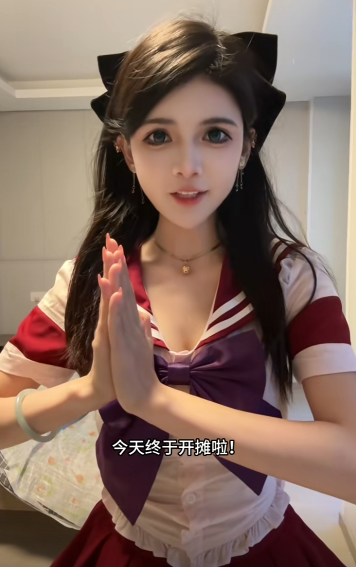 狗头萝莉要好起来了,宣布最后一天摆地摊,爆料已有夜市愿邀请她(图3)