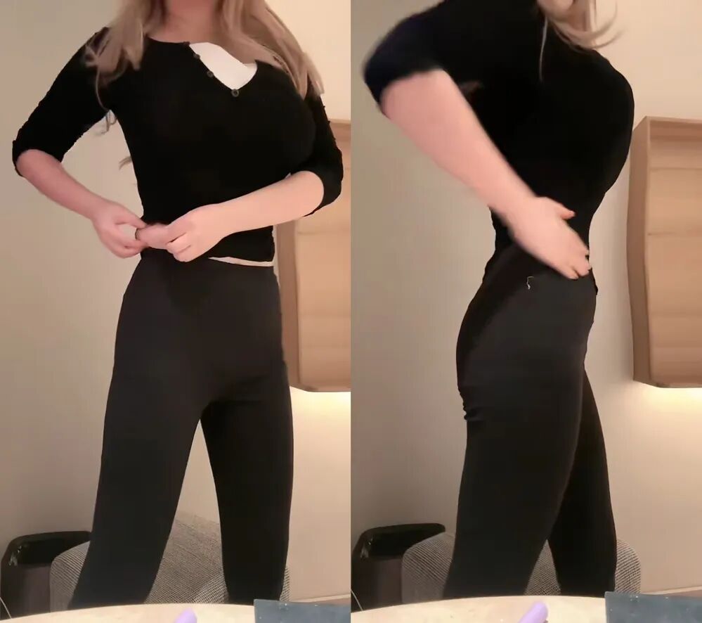 “三折叠”小肚皮一览无遗，刘飞儿展示真实身材，腰和腿真的瘦了(图5)