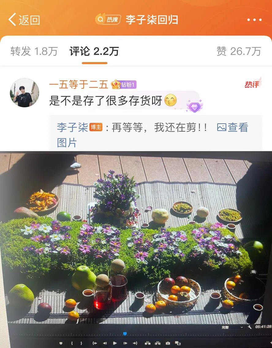 曾“鲸落万物生”，李子柒时隔三年回归，连更2条作品再登顶流(图9)