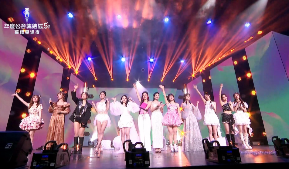 全美女主播阵容！YY公会集结战S1答谢会，歌舞视听盛宴引爆全场(图9)