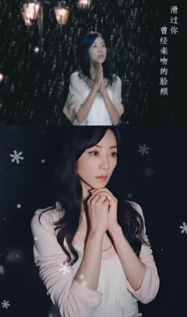 欢迎歌手韩雪回归！时隔20年翻拍《飘雪》MV，满满都是回忆杀(图5)