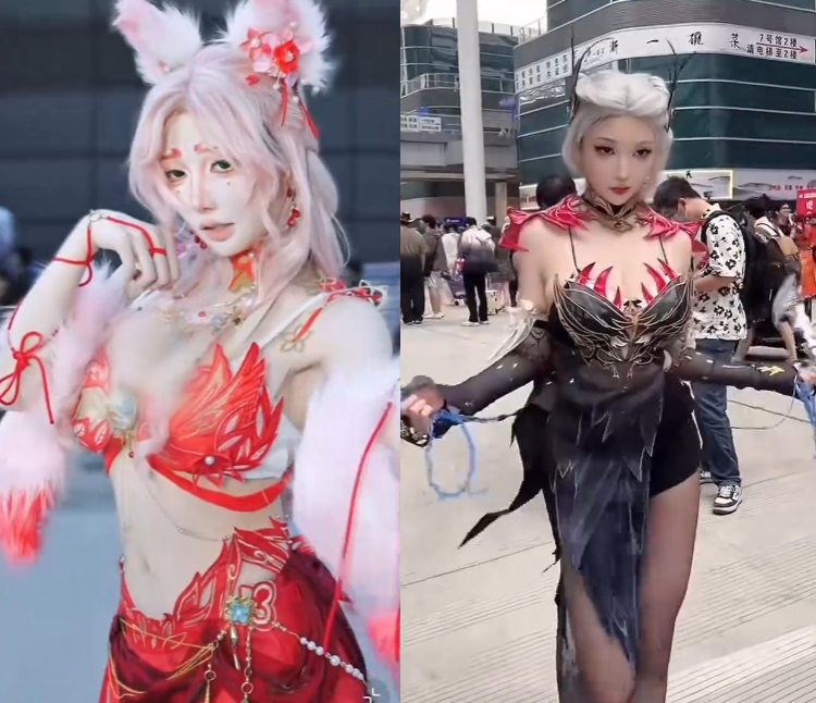 服装太大胆？米娜漫展Cos被超管盯上，接连遭“连环封禁”(图4)