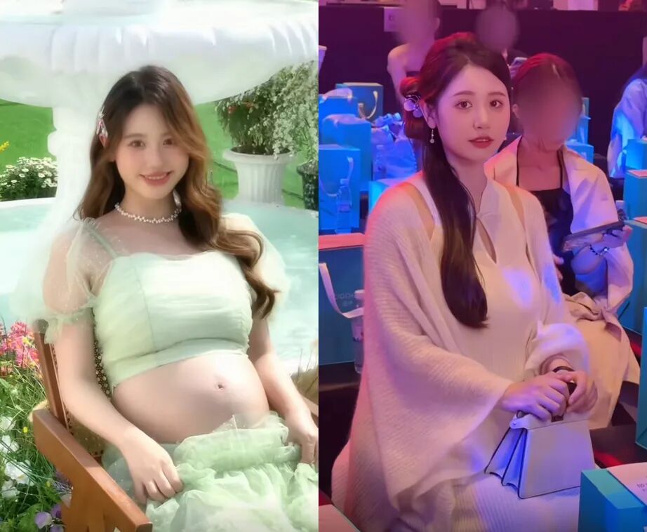 “蓝衣女神”做妈妈了，一栗小莎子官宣产子，在孕期内仍坚持工作(图5)