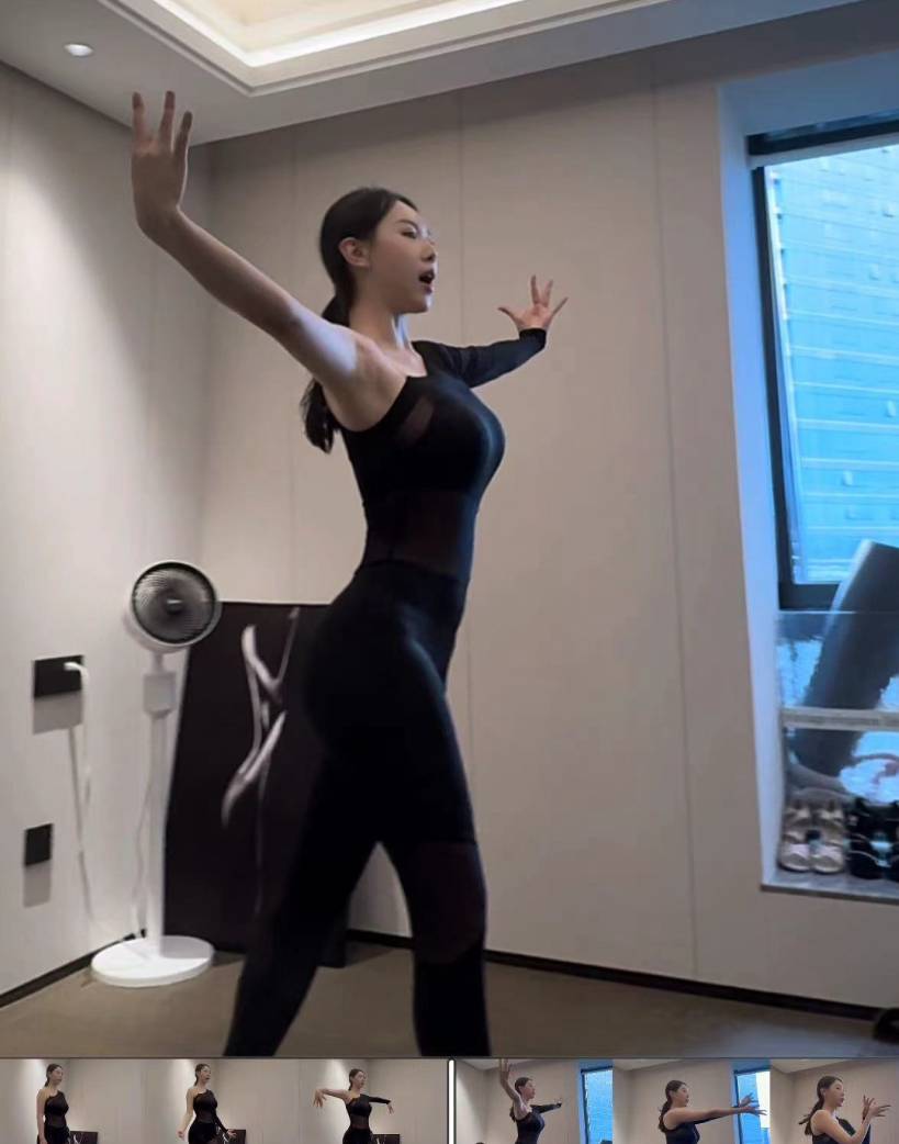 女主播自信身材比拼，能与米娜五五开？网友：大归大魅惑不足(图4)