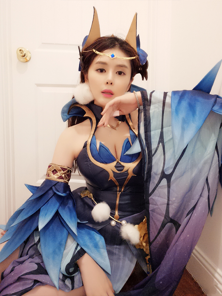 斗鱼美女人气主播张琪格COS貂蝉仲夏夜之梦写真照片